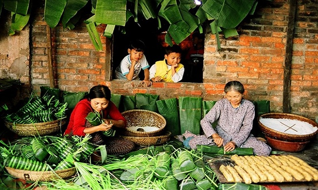 Trải nghiệm tết cổ truyền tại Khu du lịch sinh thái Bản Rõm